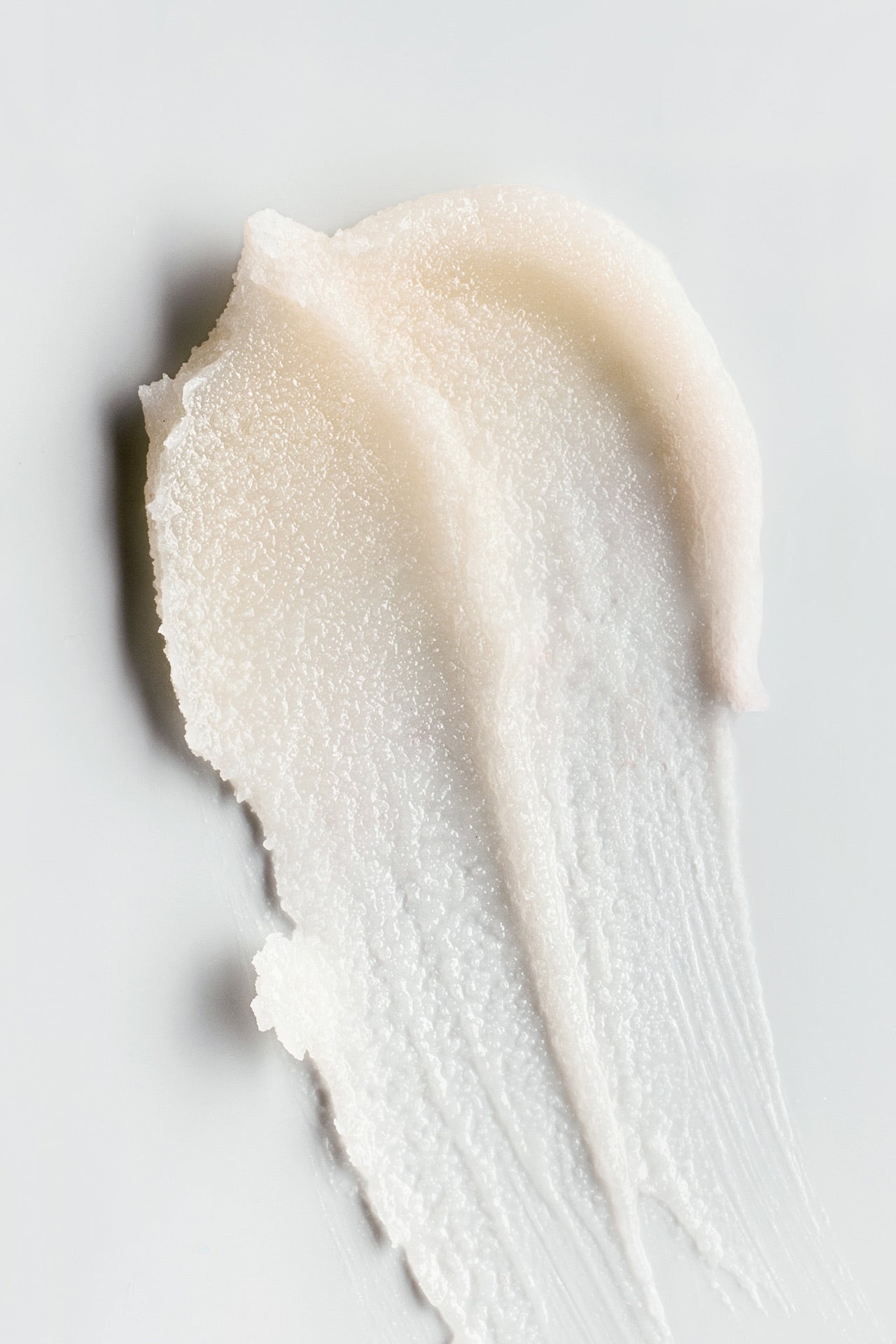 Sugar Scrub Spread on Gray Background